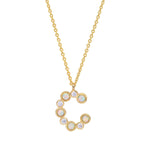 TAI JEWELRY | Opal Glow Monogram Necklace | Necklace |