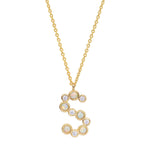 TAI JEWELRY | Opal Glow Monogram Necklace | Necklace |