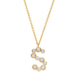 TAI JEWELRY Necklace S Opal Glow Monogram Necklace