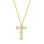 TAI JEWELRY | Opal Glow Monogram Necklace | Necklace |