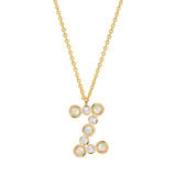 TAI JEWELRY Necklace Z Opal Glow Monogram Necklace