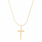 TAI JEWELRY Necklace Organic Gold Cross Necklace