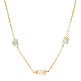 TAI JEWELRY Necklace Pastel Glass Charm Necklace