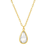 TAI JEWELRY Necklace Pear Shaped CZ Necklace