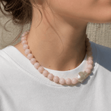 TAI JEWELRY Necklace Pink Gemstone & Baroque Pearl Necklace