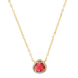 TAI JEWELRY Necklace Radiant Ruby Pendant Necklace