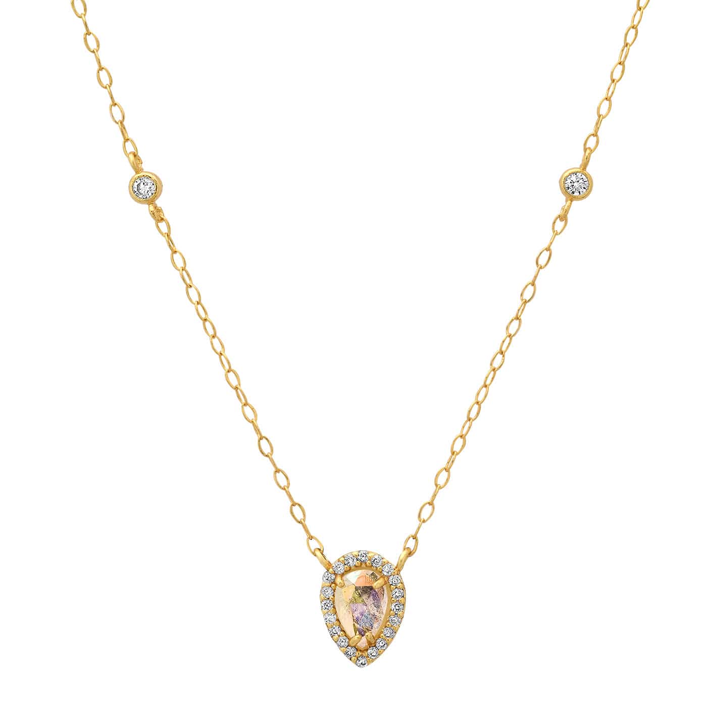 TAI JEWELRY Necklace Radiant Teardrop Necklace