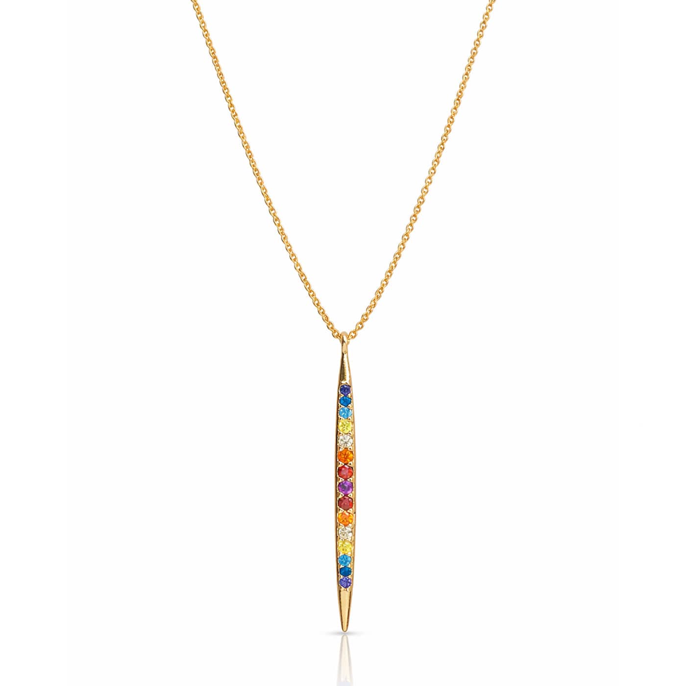 TAI JEWELRY Necklace Rainbow Stick Necklace