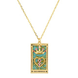 TAI JEWELRY Necklace The Empress Tarot Card Necklace