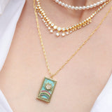 TAI JEWELRY Necklace The Empress Tarot Card Necklace