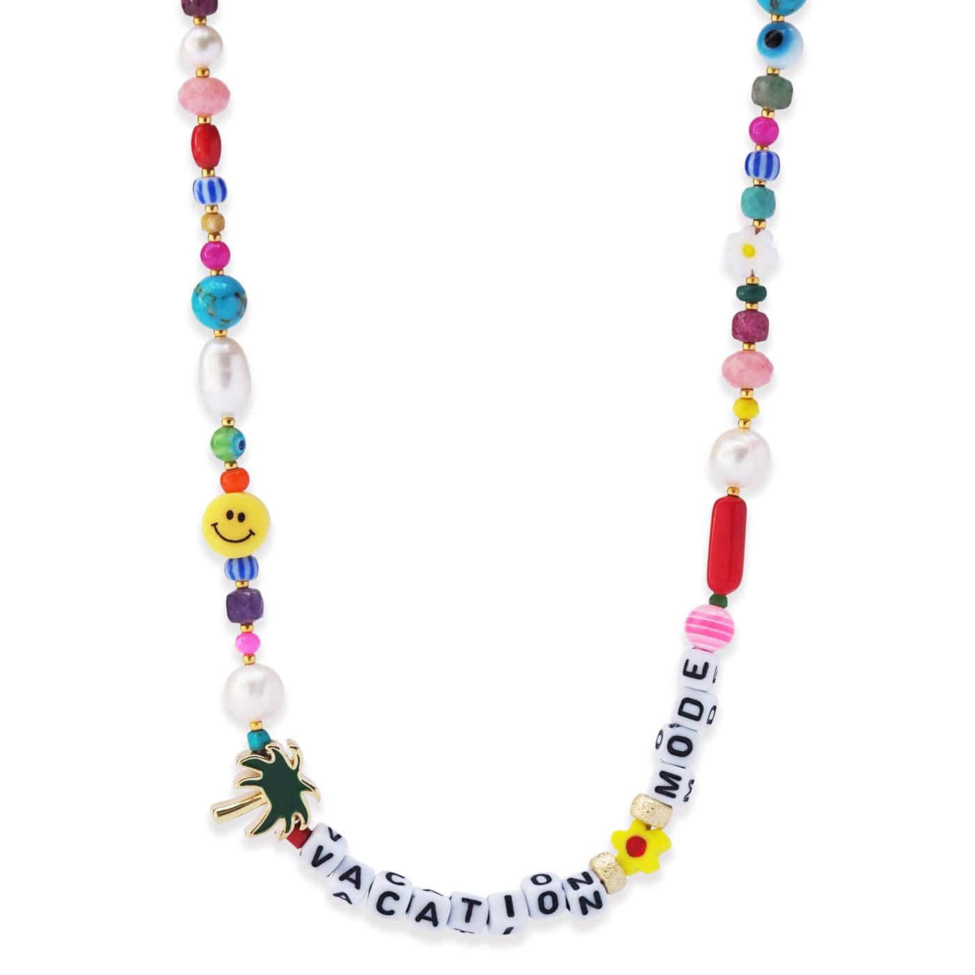 TAI JEWELRY Necklace Vacation Mode Beaded Necklace