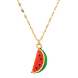 TAI JEWELRY Necklace Watermelon Slice Necklace
