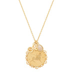 TAI JEWELRY Necklace Taurus Zodiac Charm Necklace