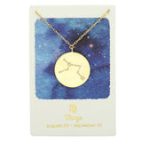 TAI JEWELRY Necklace Zodiac Coin Necklace
