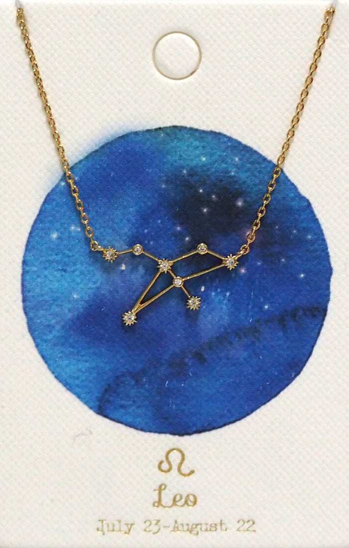 TAI JEWELRY Necklace Leo Zodiac Constellation Necklace