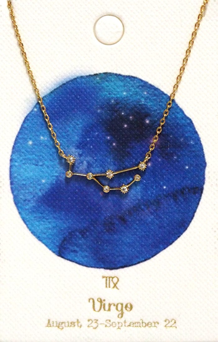 TAI JEWELRY Necklace Virgo Zodiac Constellation Necklace