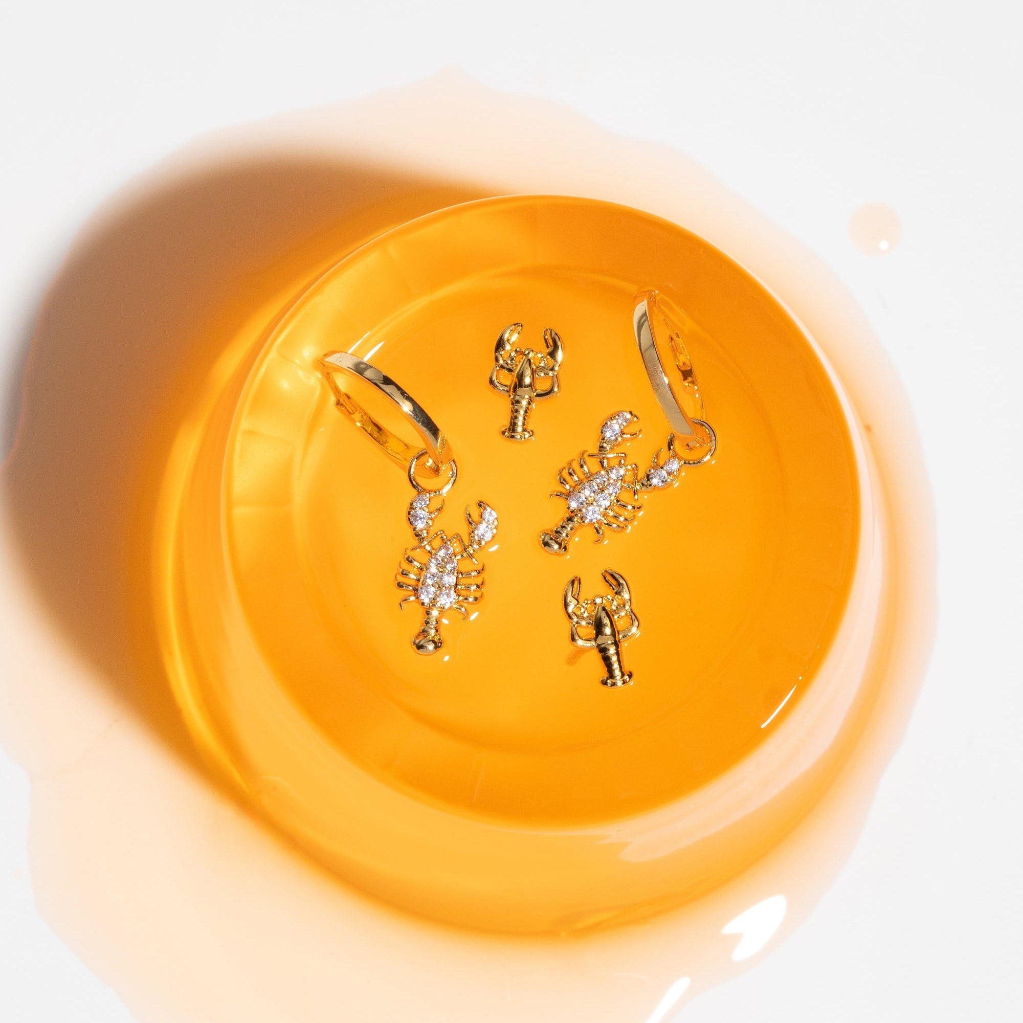 TAI JEWELRY | Pavé Lobster Huggies |  |