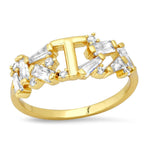 TAI JEWELRY Rings 6 / T Baguette Initial Ring