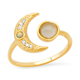 TAI JEWELRY Rings Celestial Glow Opal Ring