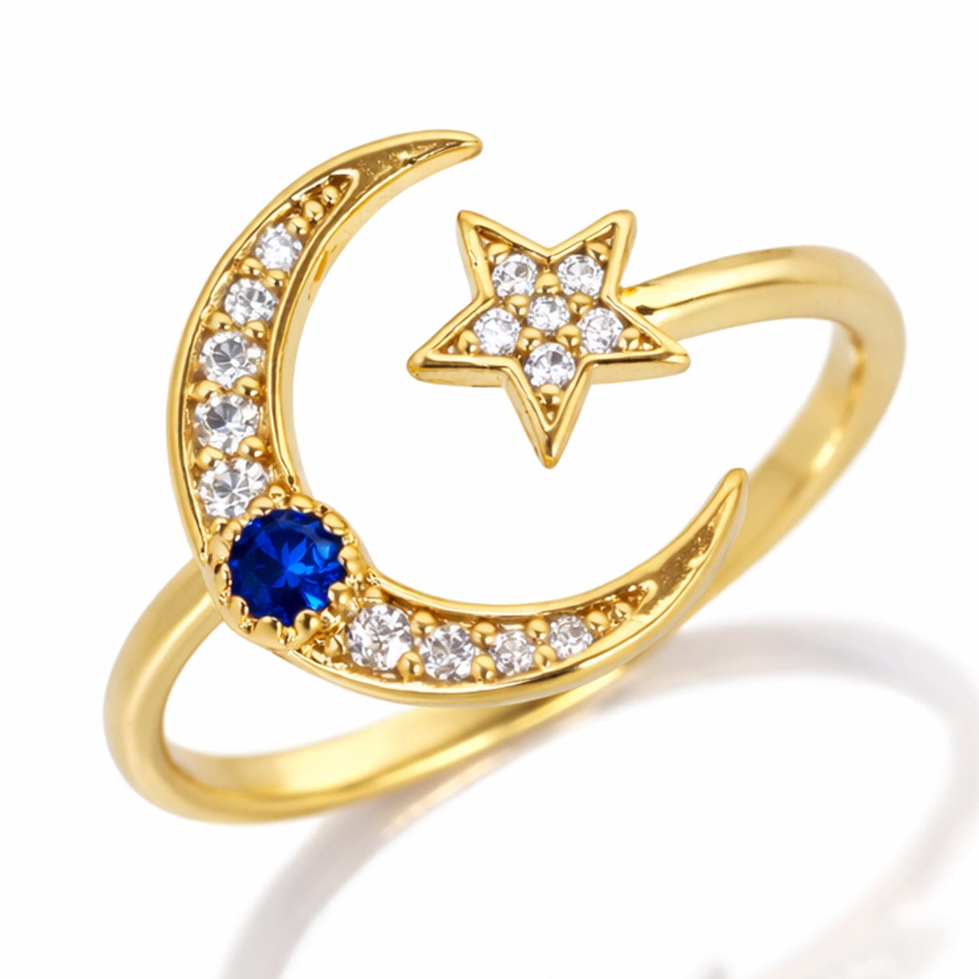TAI JEWELRY Rings Celestial Star & Moon Ring