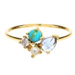 TAI JEWELRY Rings Cluster Stone Ring