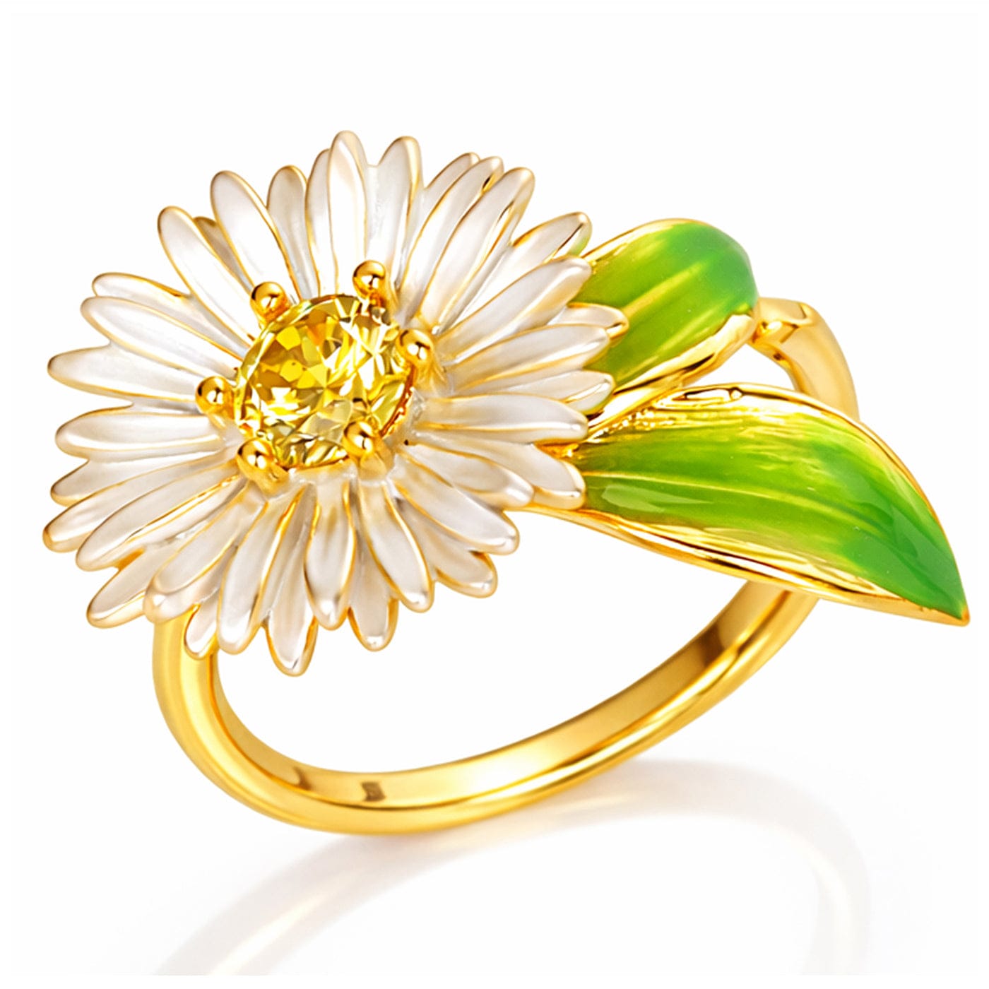 TAI JEWELRY Rings Daisy open ring
