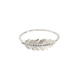 TAI JEWELRY Rings 5 / Silver Feather Ring