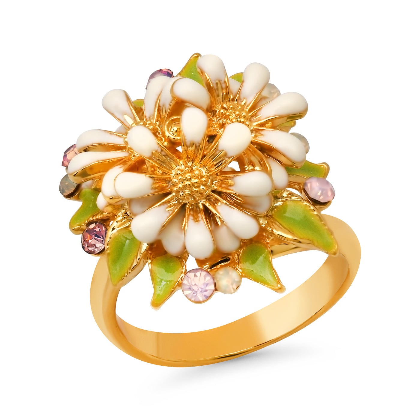 TAI JEWELRY Rings Flower Burst Ring
