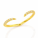 TAI JEWELRY Rings Open V CZ Ring