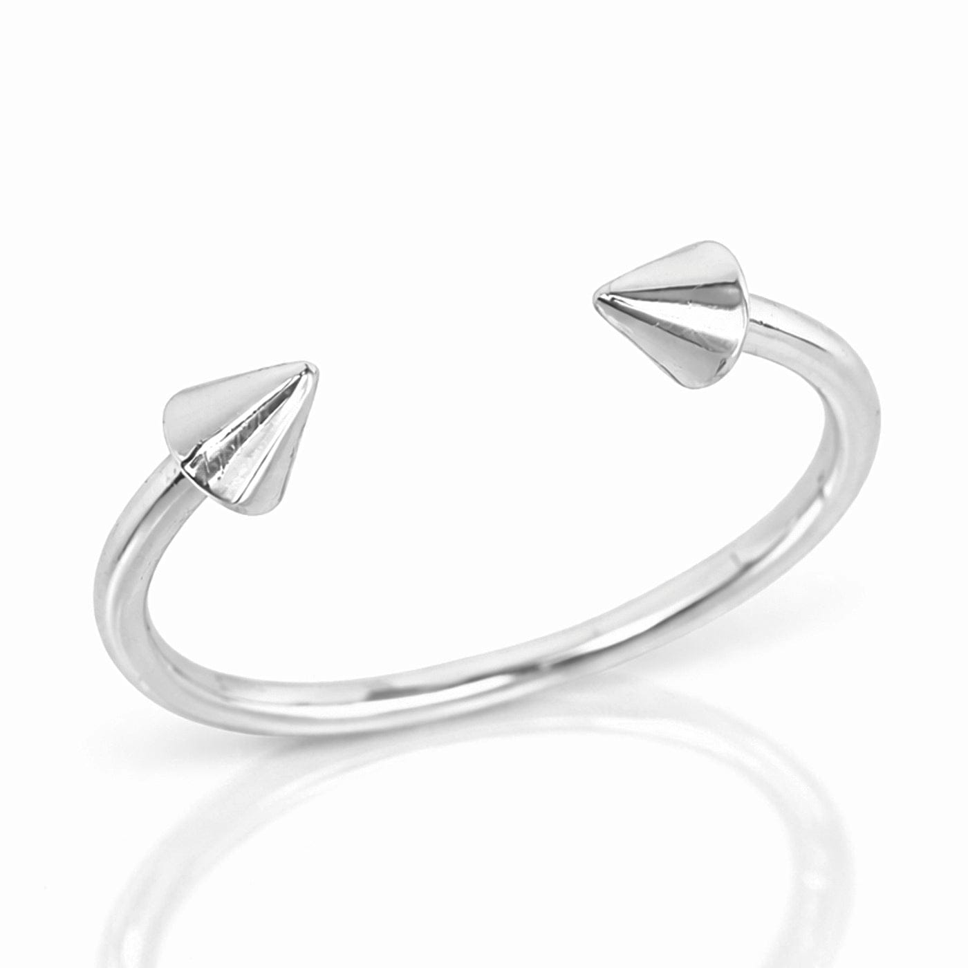 TAI JEWELRY Rings Silver Spike Ring