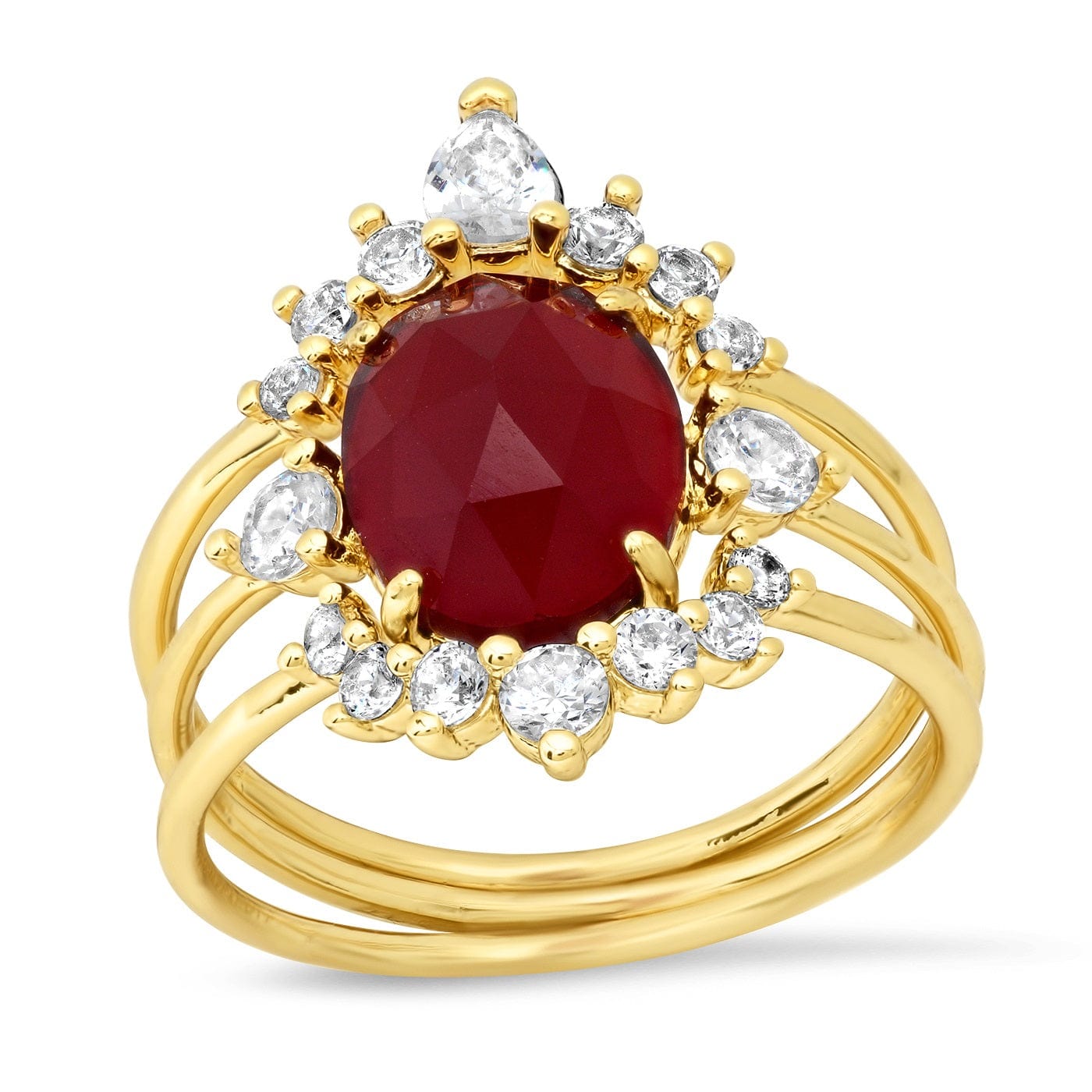 TAI JEWELRY Rings January / 6 Three Piece Vintage Inspired Birthstone Ring