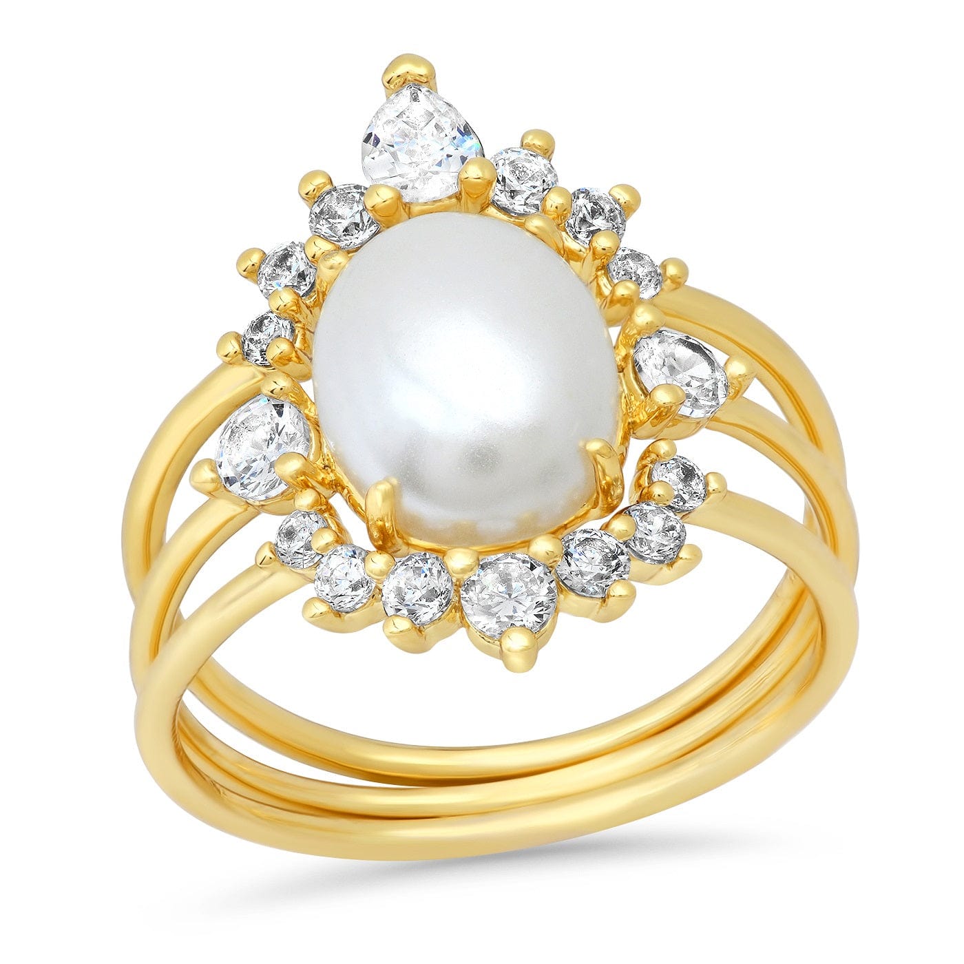 TAI JEWELRY Rings June / 6 Three Piece Vintage Inspired Birthstone Ring